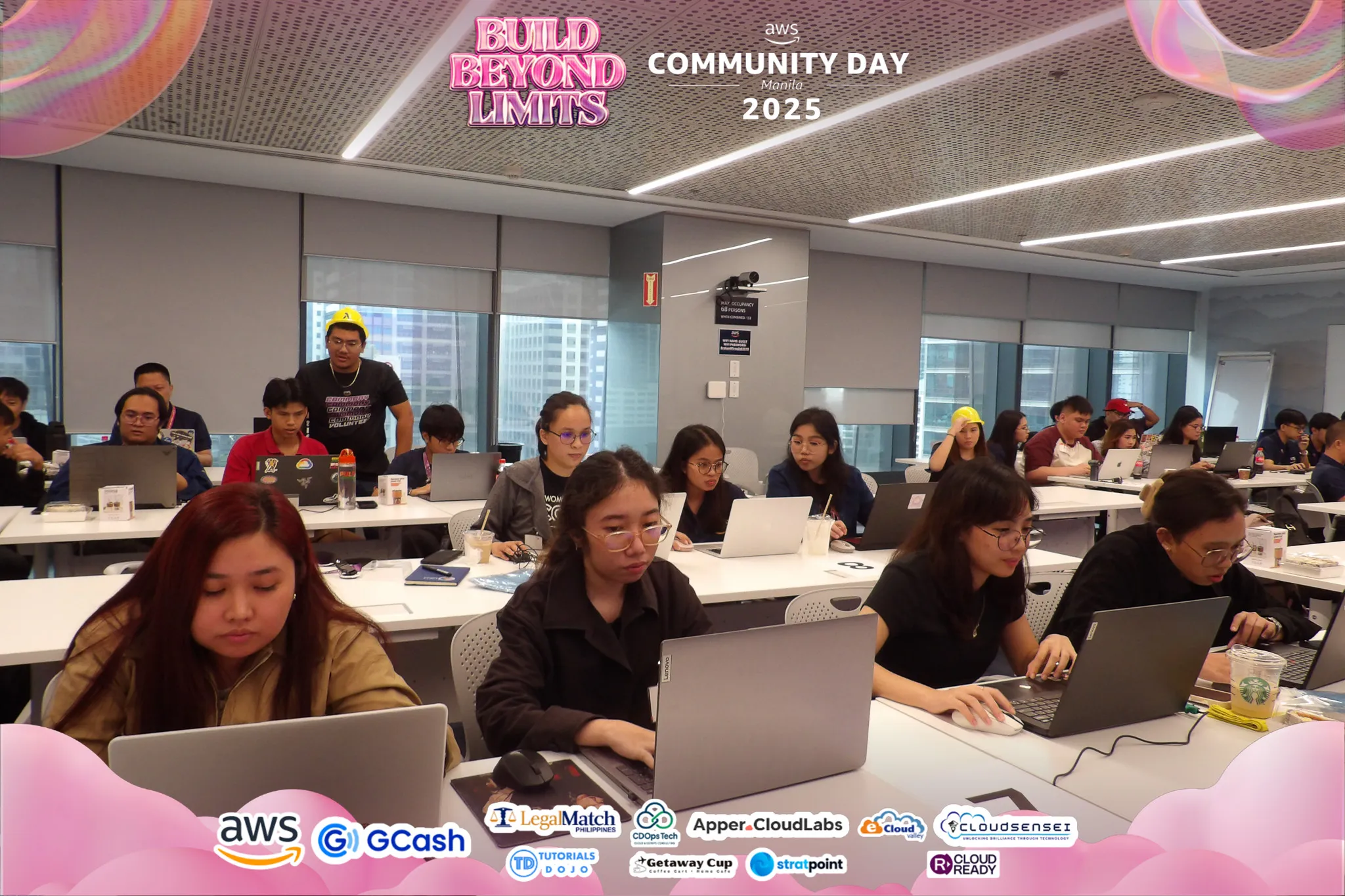 Participants joining a hands-on workshop