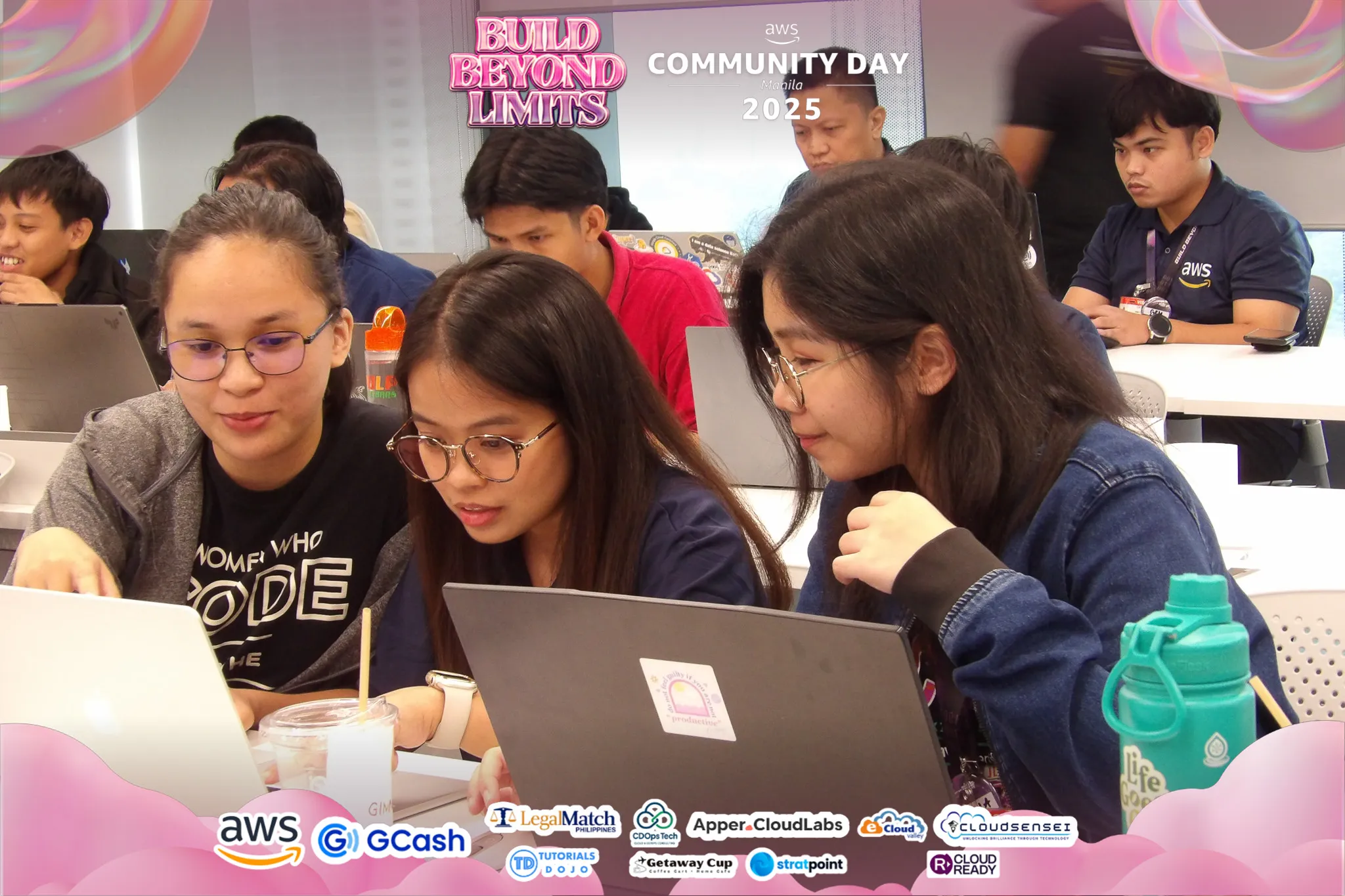 Participants joining a hands-on workshop